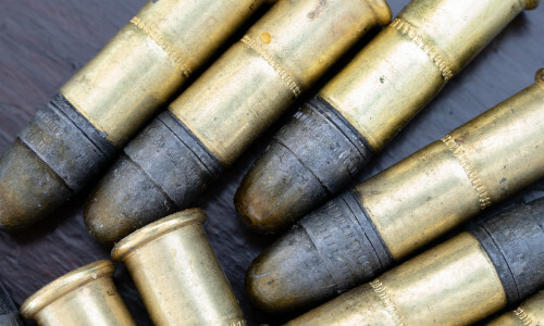 Close up of bullets.